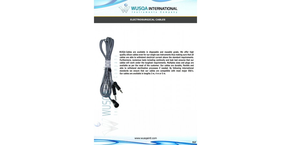 Electrosurgical Cable